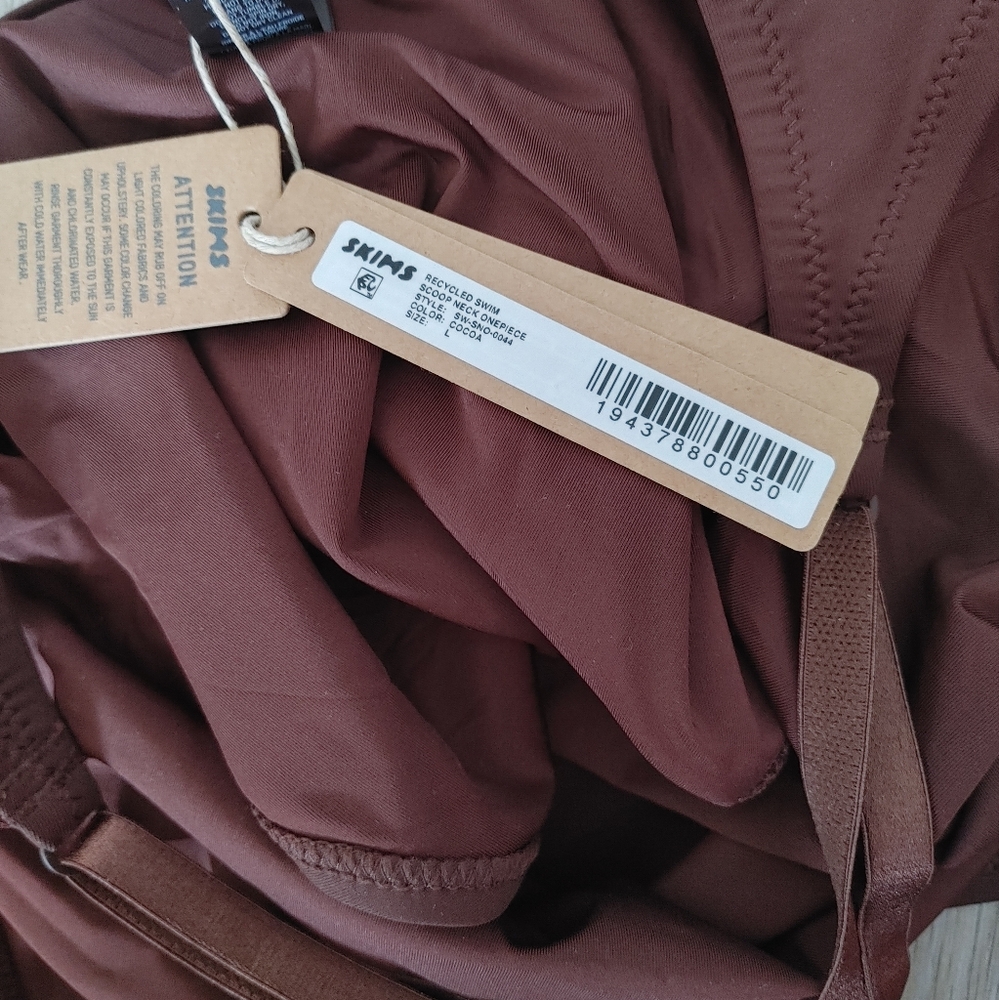 SKIMS Chocolate Brown One-Piece Swimsuit - Picture 13 of 15